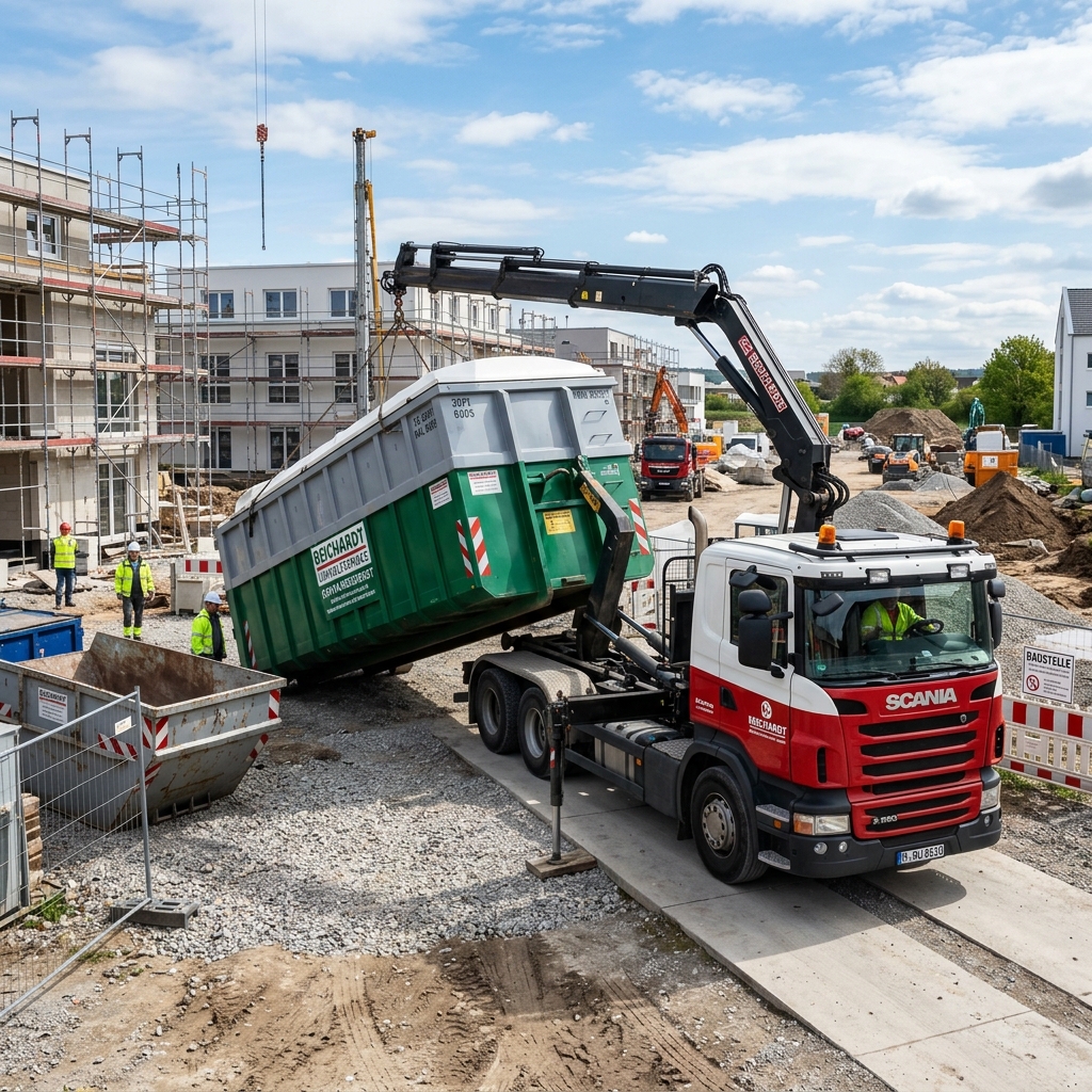 Containerservice Münster – Containerlieferung durch Voskuhl Entsorgung